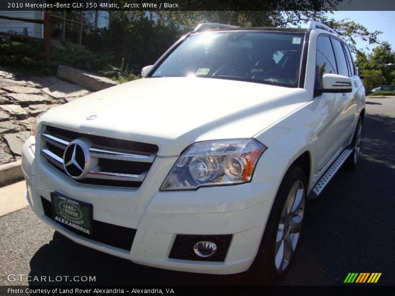 Arctic White / Black 2010 Mercedes-Benz GLK 350 4Matic