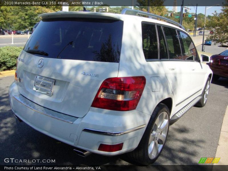 Arctic White / Black 2010 Mercedes-Benz GLK 350 4Matic