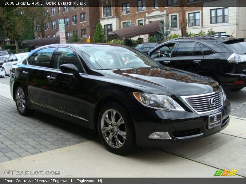 Obsidian Black / Black 2008 Lexus LS 460 L