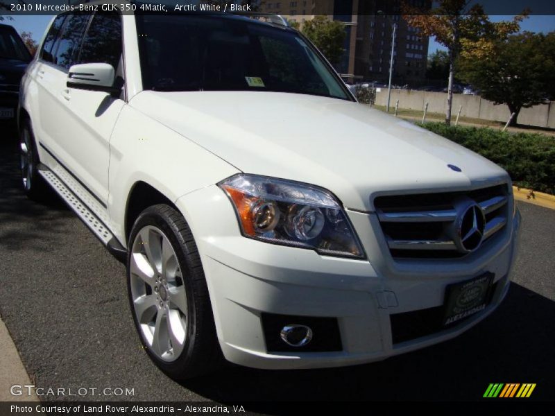 Arctic White / Black 2010 Mercedes-Benz GLK 350 4Matic