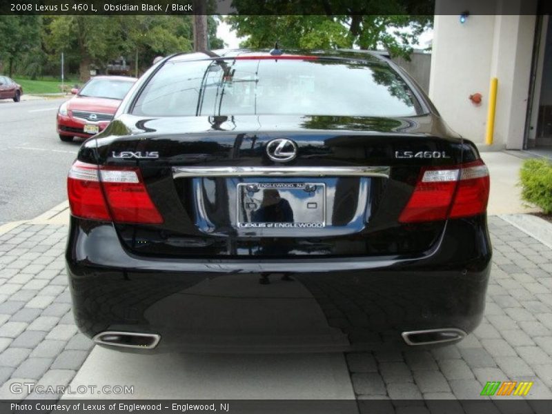 Obsidian Black / Black 2008 Lexus LS 460 L
