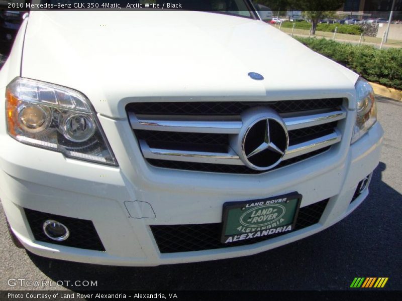 Arctic White / Black 2010 Mercedes-Benz GLK 350 4Matic