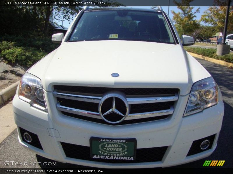 Arctic White / Black 2010 Mercedes-Benz GLK 350 4Matic
