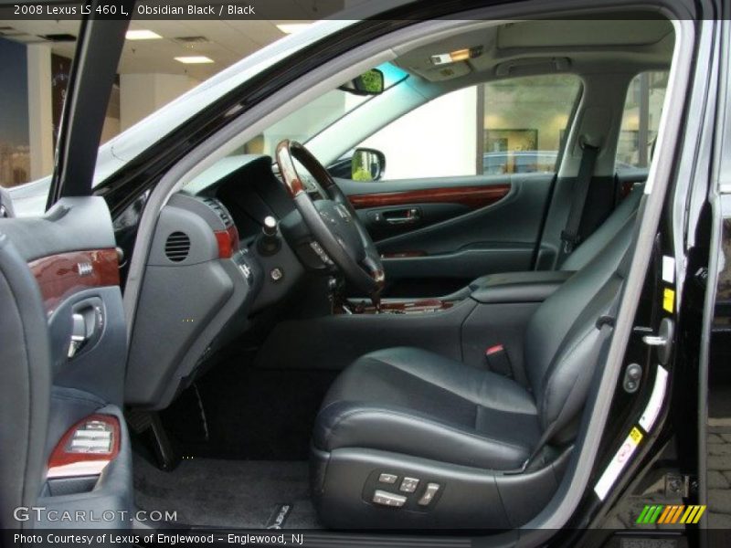 Obsidian Black / Black 2008 Lexus LS 460 L