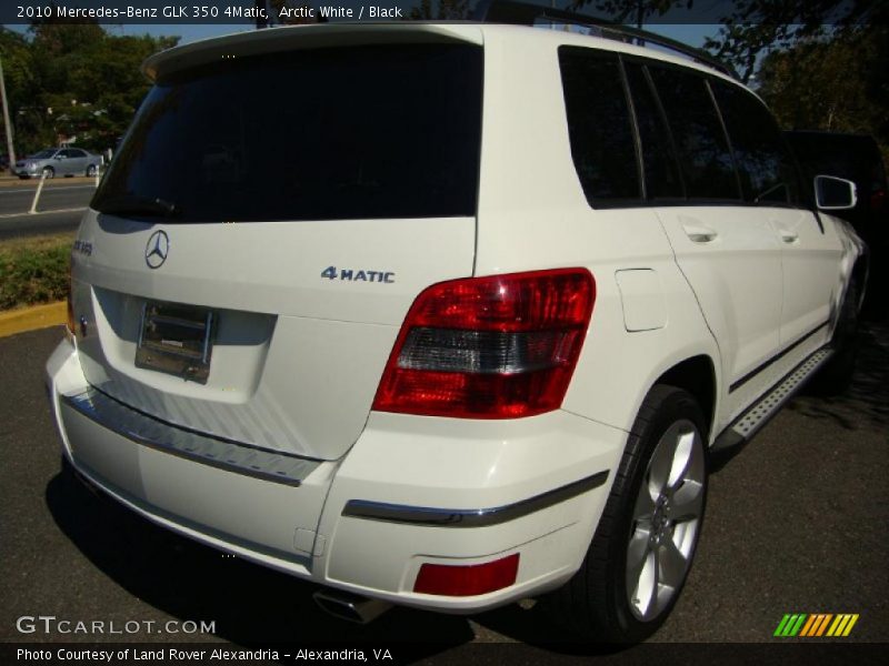 Arctic White / Black 2010 Mercedes-Benz GLK 350 4Matic