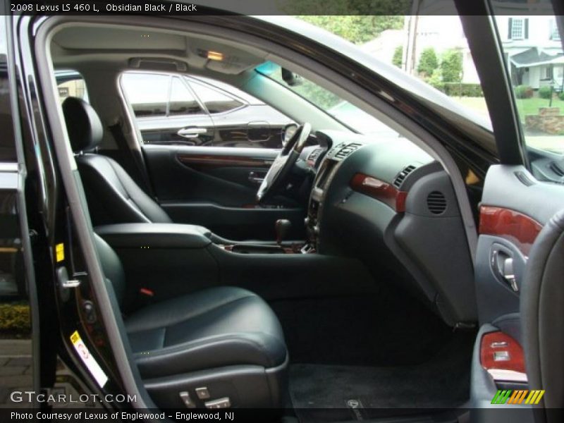 Obsidian Black / Black 2008 Lexus LS 460 L