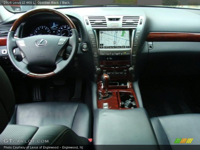 Obsidian Black / Black 2008 Lexus LS 460 L