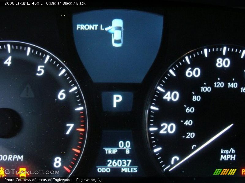 Obsidian Black / Black 2008 Lexus LS 460 L
