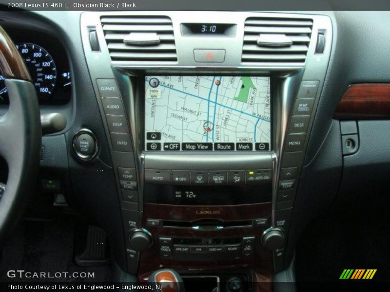 Obsidian Black / Black 2008 Lexus LS 460 L