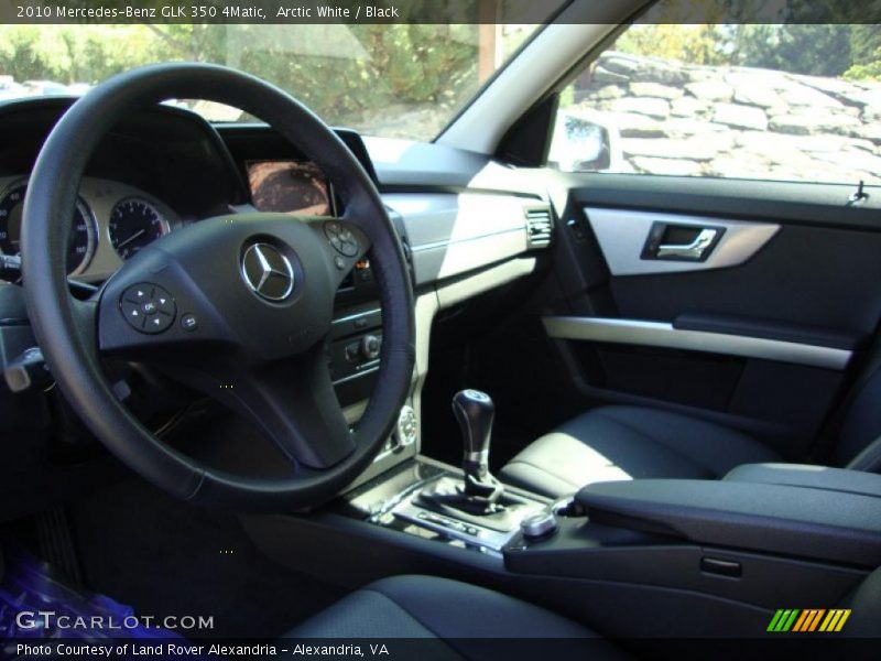 Arctic White / Black 2010 Mercedes-Benz GLK 350 4Matic