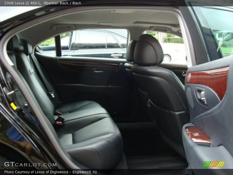 Obsidian Black / Black 2008 Lexus LS 460 L