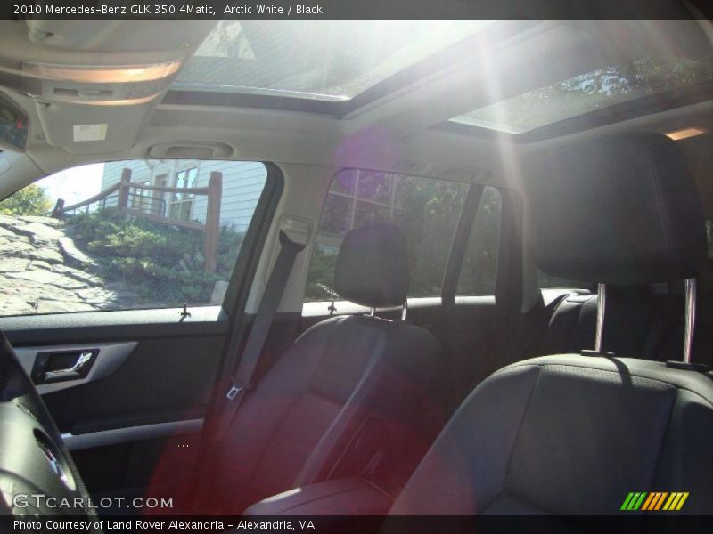 Arctic White / Black 2010 Mercedes-Benz GLK 350 4Matic