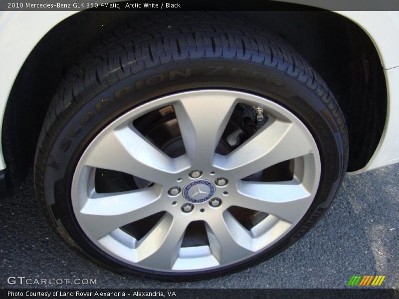 Arctic White / Black 2010 Mercedes-Benz GLK 350 4Matic