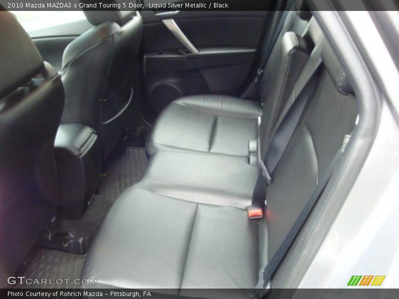 Liquid Silver Metallic / Black 2010 Mazda MAZDA3 s Grand Touring 5 Door