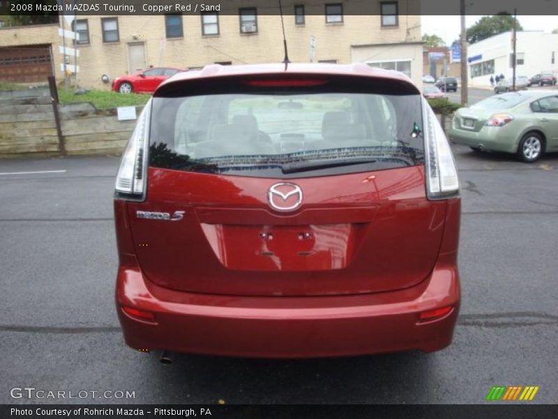 Copper Red / Sand 2008 Mazda MAZDA5 Touring