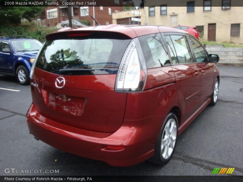 Copper Red / Sand 2008 Mazda MAZDA5 Touring