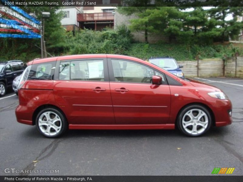 Copper Red / Sand 2008 Mazda MAZDA5 Touring