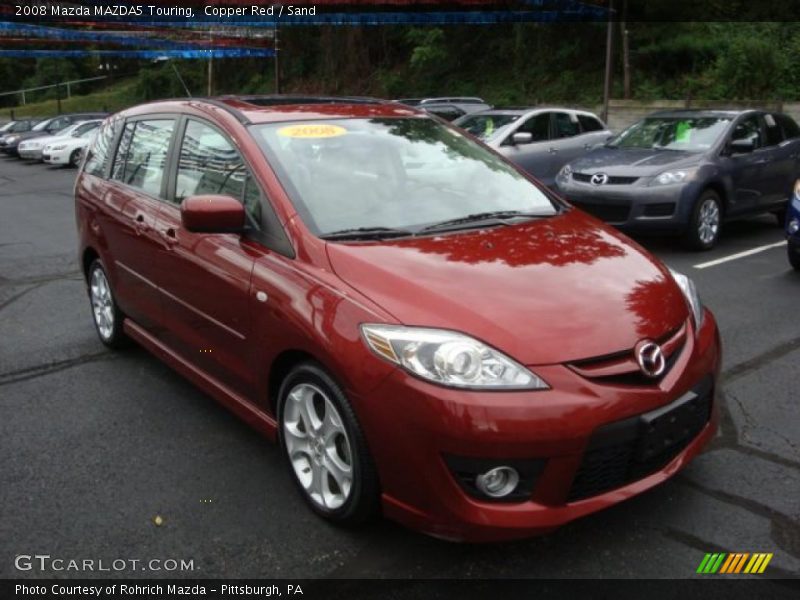 Copper Red / Sand 2008 Mazda MAZDA5 Touring
