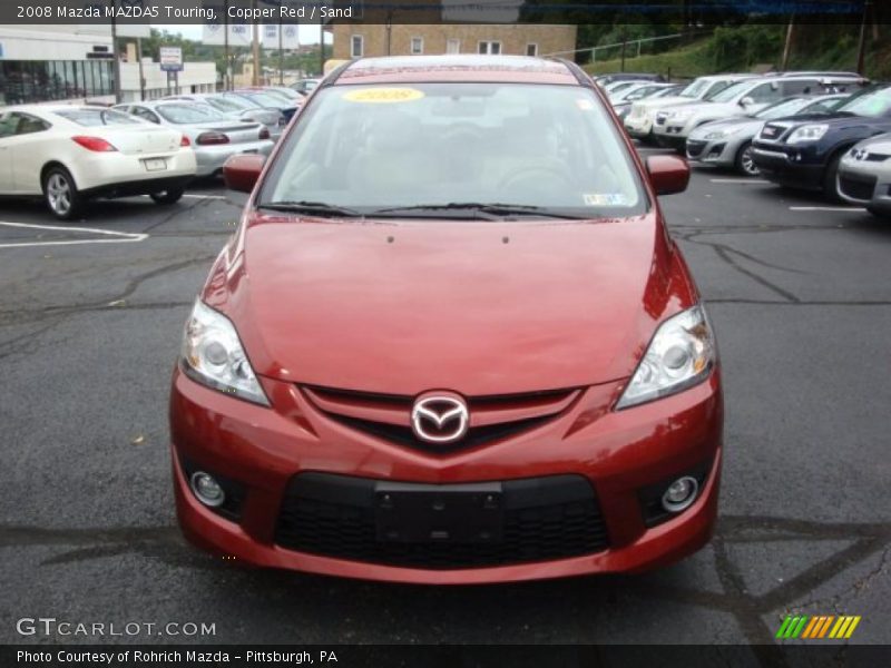 Copper Red / Sand 2008 Mazda MAZDA5 Touring