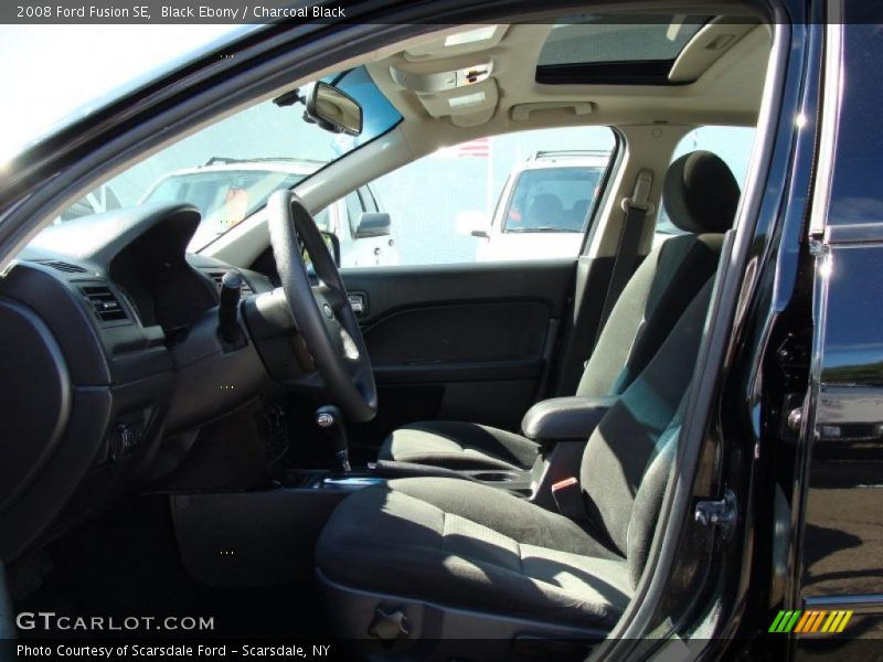 Black Ebony / Charcoal Black 2008 Ford Fusion SE