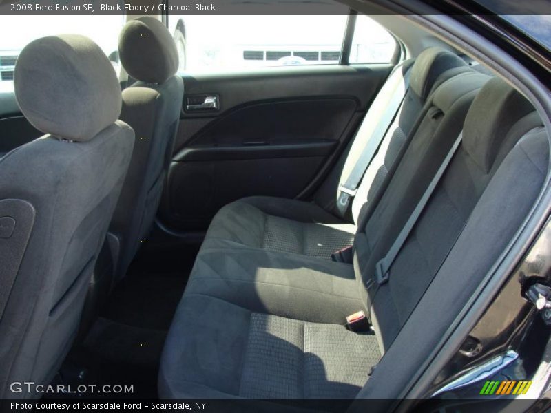 Black Ebony / Charcoal Black 2008 Ford Fusion SE