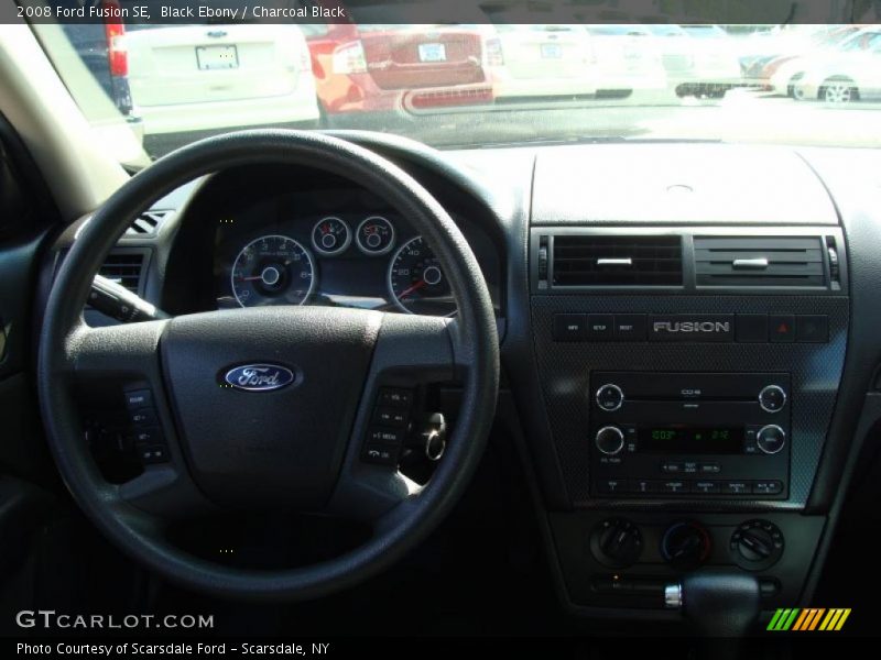 Black Ebony / Charcoal Black 2008 Ford Fusion SE