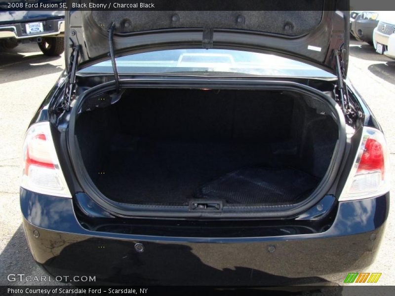Black Ebony / Charcoal Black 2008 Ford Fusion SE