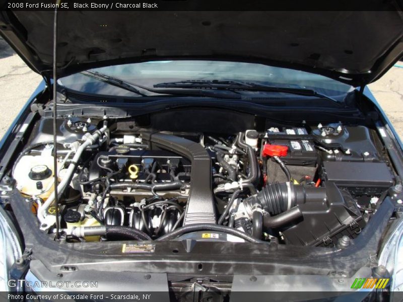 Black Ebony / Charcoal Black 2008 Ford Fusion SE