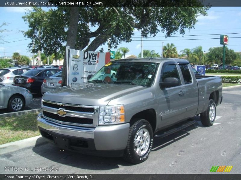 Silverstone Metallic / Ebony 2008 Chevrolet Equinox LT