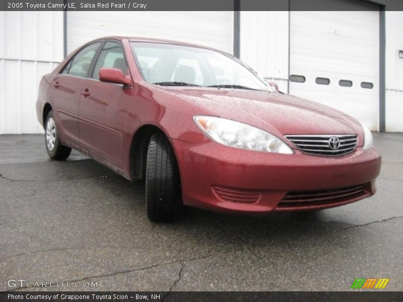 Salsa Red Pearl / Gray 2005 Toyota Camry LE