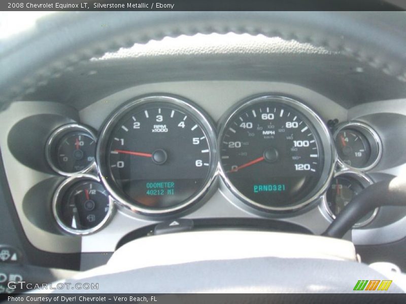 Silverstone Metallic / Ebony 2008 Chevrolet Equinox LT
