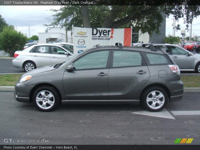 Phantom Gray Pearl / Dark Charcoal 2007 Toyota Matrix XR