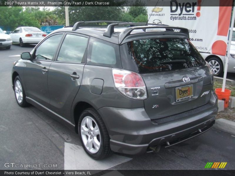 Phantom Gray Pearl / Dark Charcoal 2007 Toyota Matrix XR