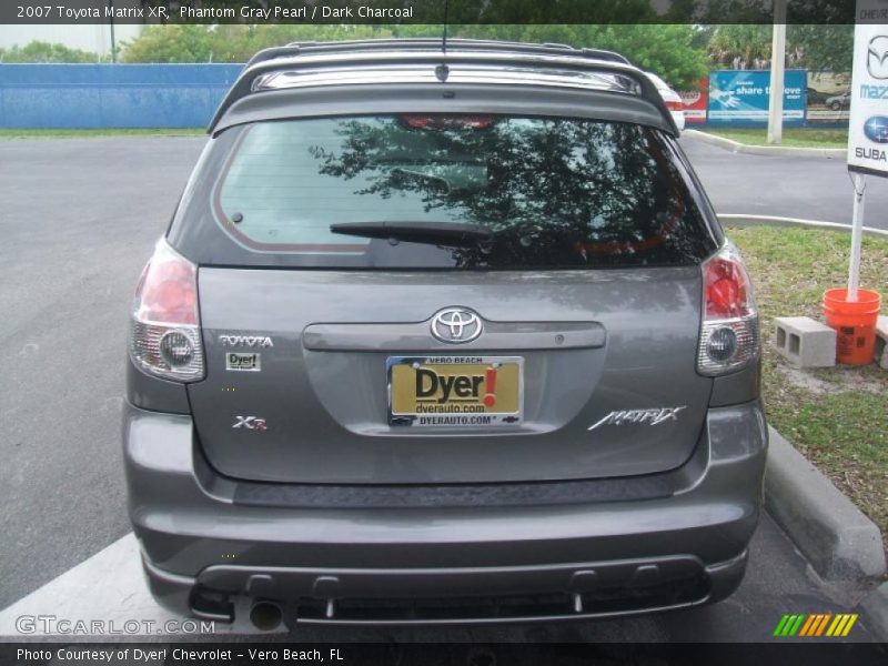 Phantom Gray Pearl / Dark Charcoal 2007 Toyota Matrix XR