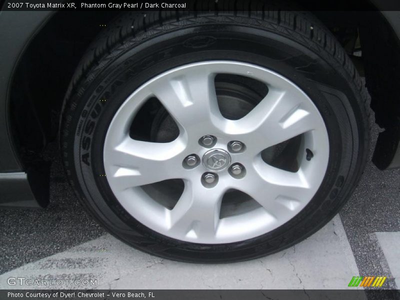 Phantom Gray Pearl / Dark Charcoal 2007 Toyota Matrix XR