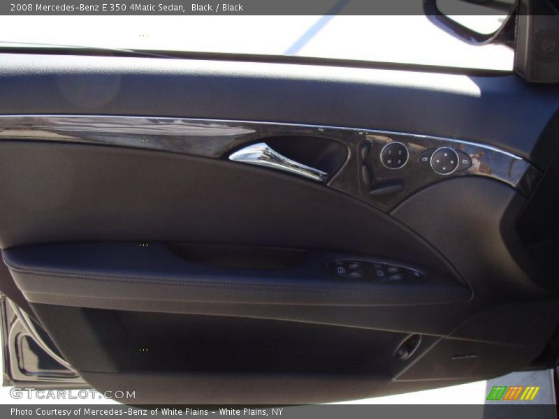 Black / Black 2008 Mercedes-Benz E 350 4Matic Sedan
