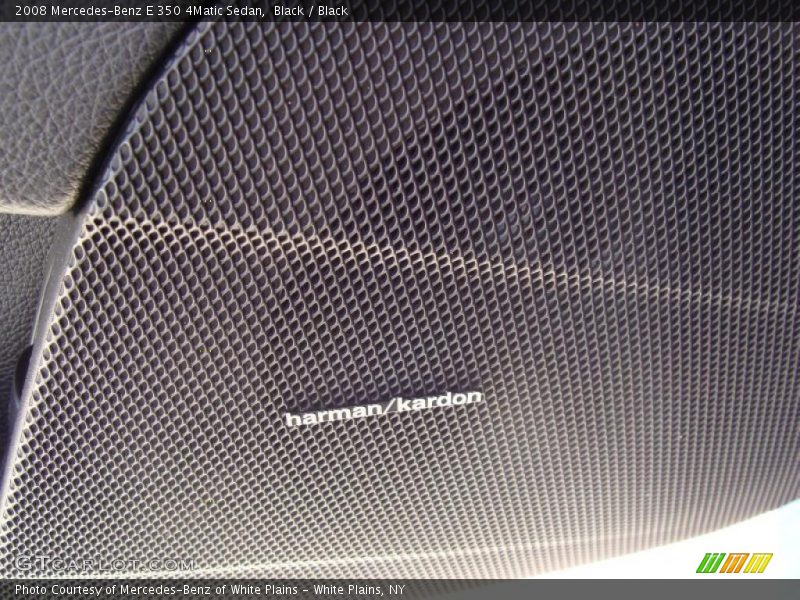 Black / Black 2008 Mercedes-Benz E 350 4Matic Sedan