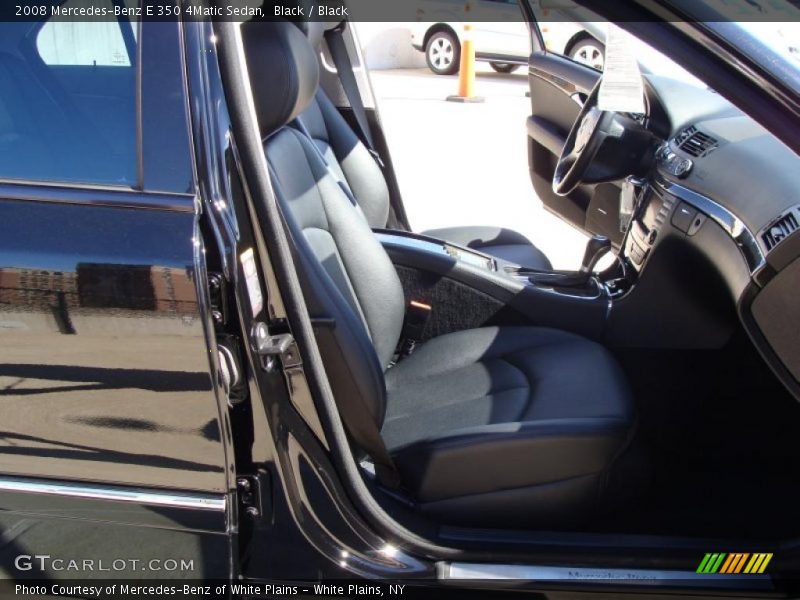 Black / Black 2008 Mercedes-Benz E 350 4Matic Sedan