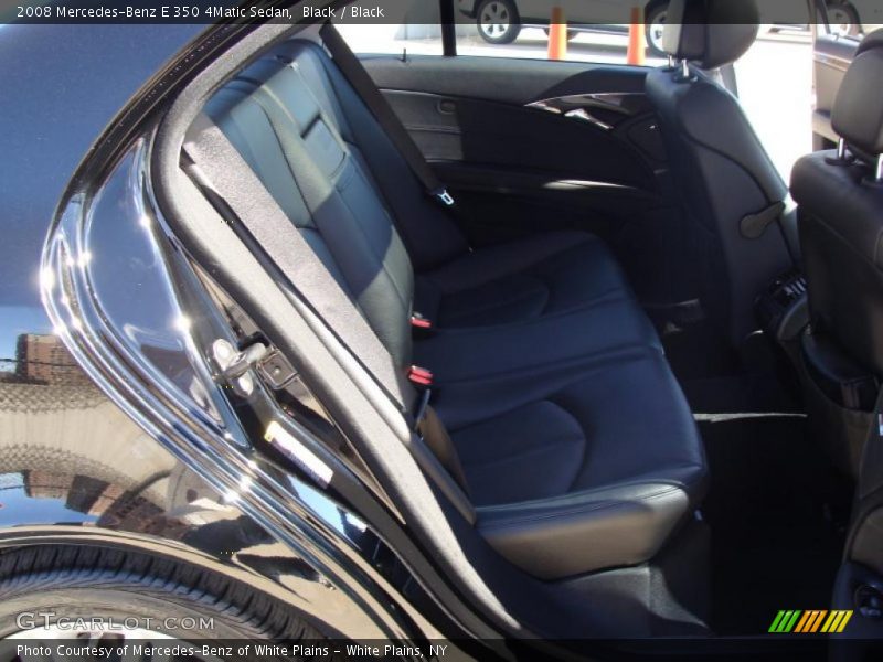 Black / Black 2008 Mercedes-Benz E 350 4Matic Sedan