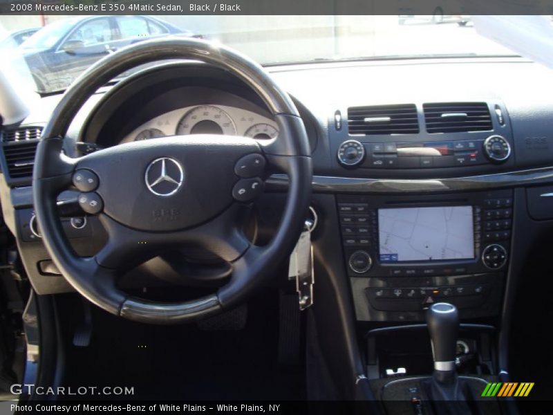 Black / Black 2008 Mercedes-Benz E 350 4Matic Sedan