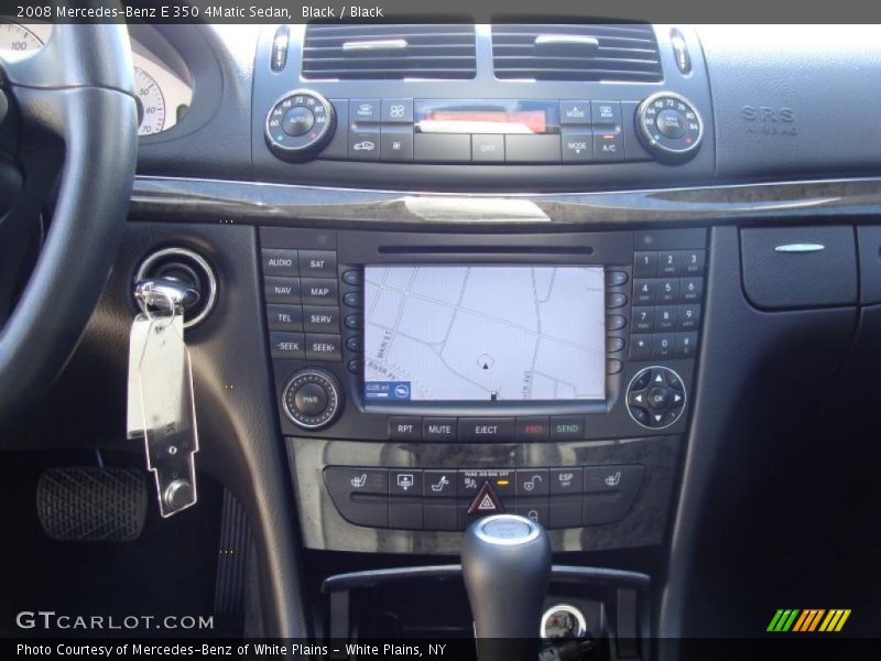 Black / Black 2008 Mercedes-Benz E 350 4Matic Sedan