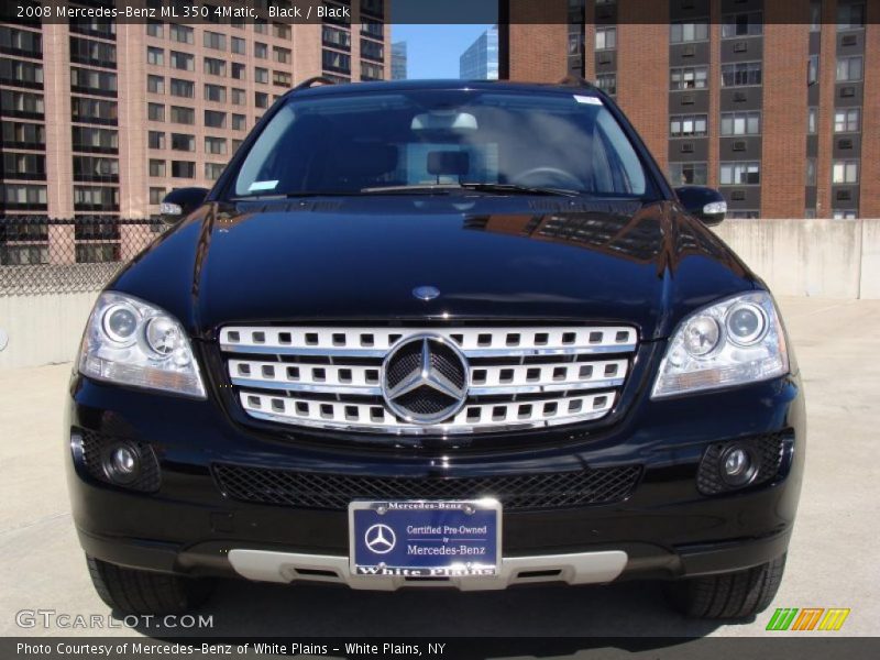 Black / Black 2008 Mercedes-Benz ML 350 4Matic