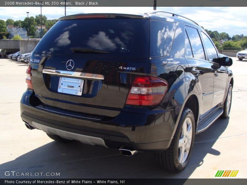 Black / Black 2008 Mercedes-Benz ML 350 4Matic