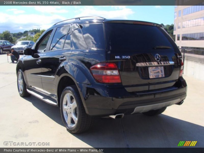 Black / Black 2008 Mercedes-Benz ML 350 4Matic
