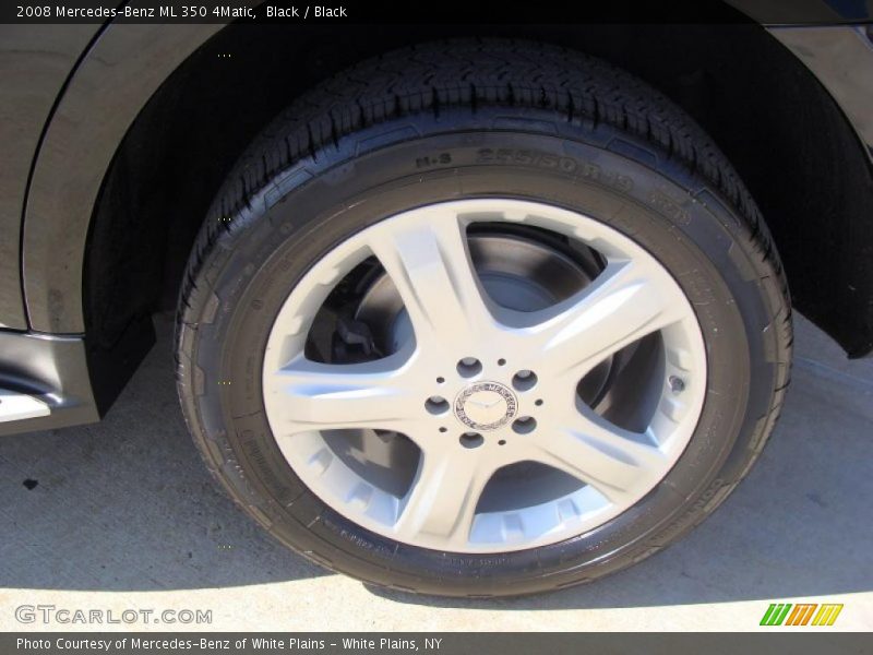 Black / Black 2008 Mercedes-Benz ML 350 4Matic