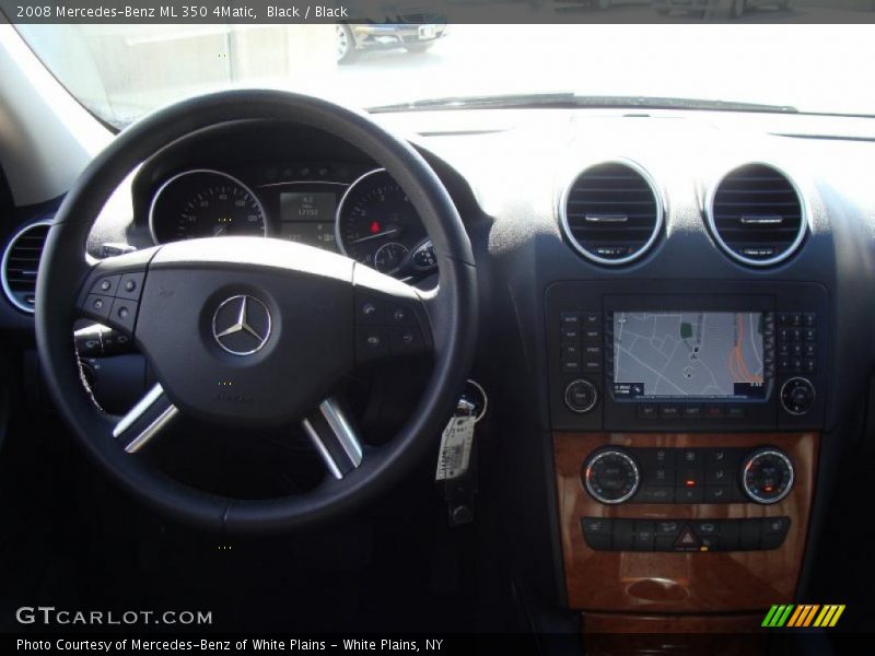 Black / Black 2008 Mercedes-Benz ML 350 4Matic