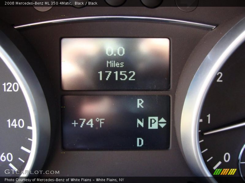 Black / Black 2008 Mercedes-Benz ML 350 4Matic