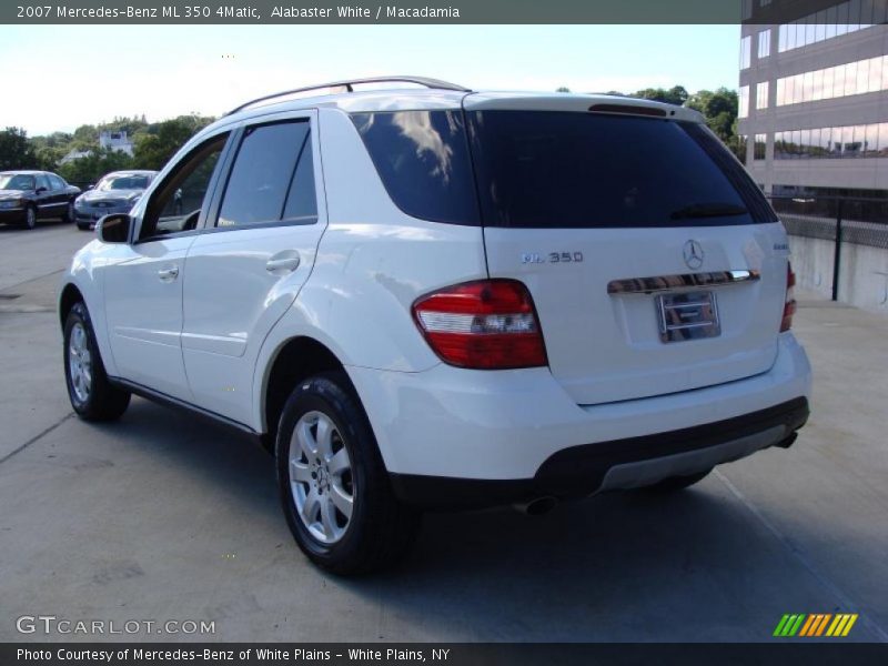 Alabaster White / Macadamia 2007 Mercedes-Benz ML 350 4Matic