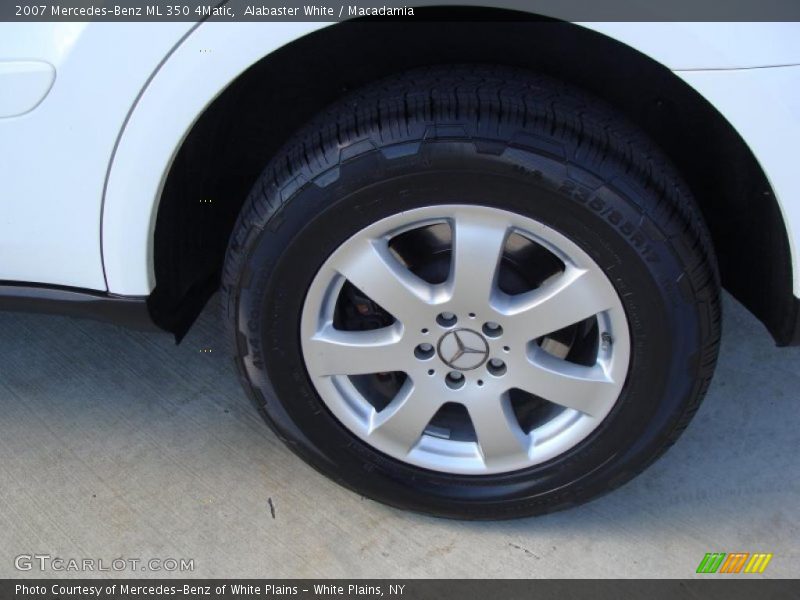 Alabaster White / Macadamia 2007 Mercedes-Benz ML 350 4Matic
