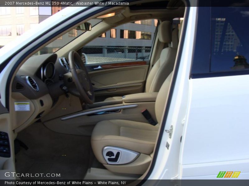 Alabaster White / Macadamia 2007 Mercedes-Benz ML 350 4Matic